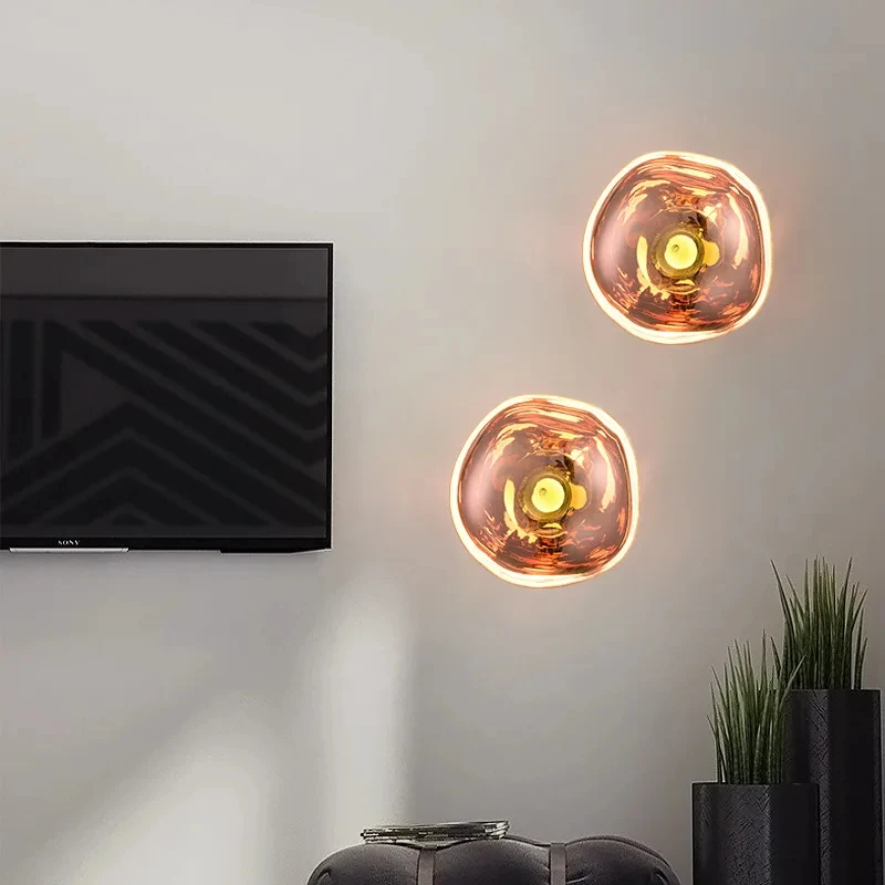 Imagem -02 - Nordic Lava Wall Light para Escadaria Bar Fundo Personalizado Lâmpada Decorativa Bedroon Luz Pós-moderna Criativa