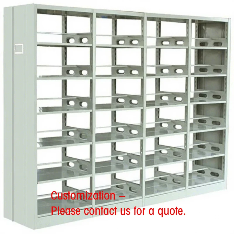custom.Bookstore Furniture 6 Layers Metal Bookshelf School Library