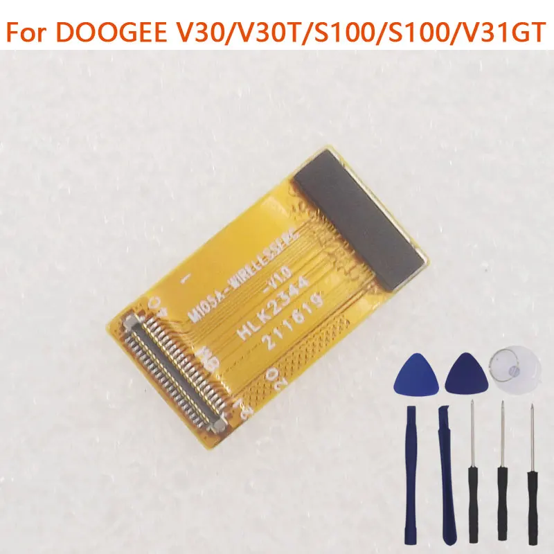 Nuevo Cable de Carga Inalámbrico Original DOOGEE V30 V30T S100/S110 V31GT V Max V Max Plus V Max Pro, Cable Flexible FPC para Teléfono DOOGEE V30T
