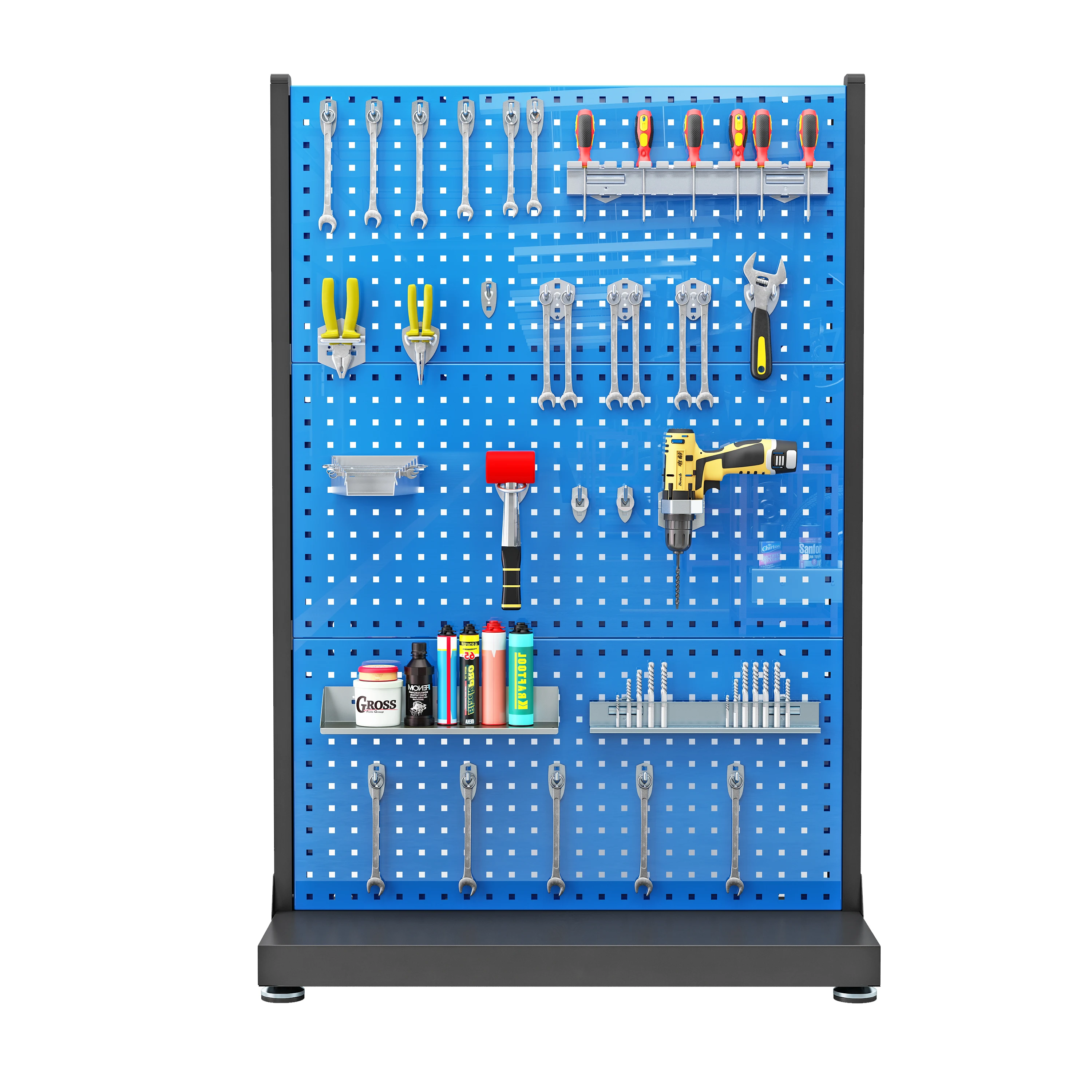 Tool shelf organizer Tool rack hanging plate Wall shelf hole board