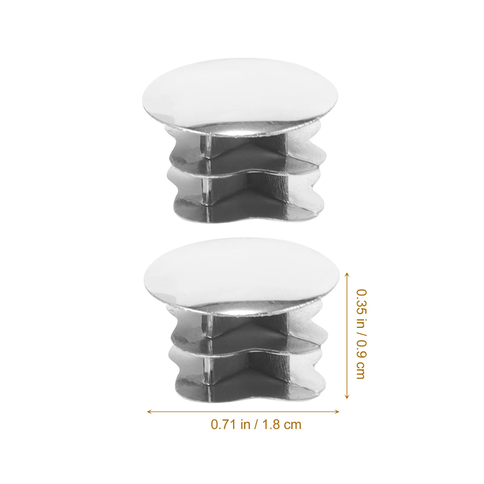 20Pcs Electroplated Pipe Plugs Plastic Hole Insert End Caps Tubing Pipe Post Seal Covers Caps Plastic Chair Leg Protectors - view 4