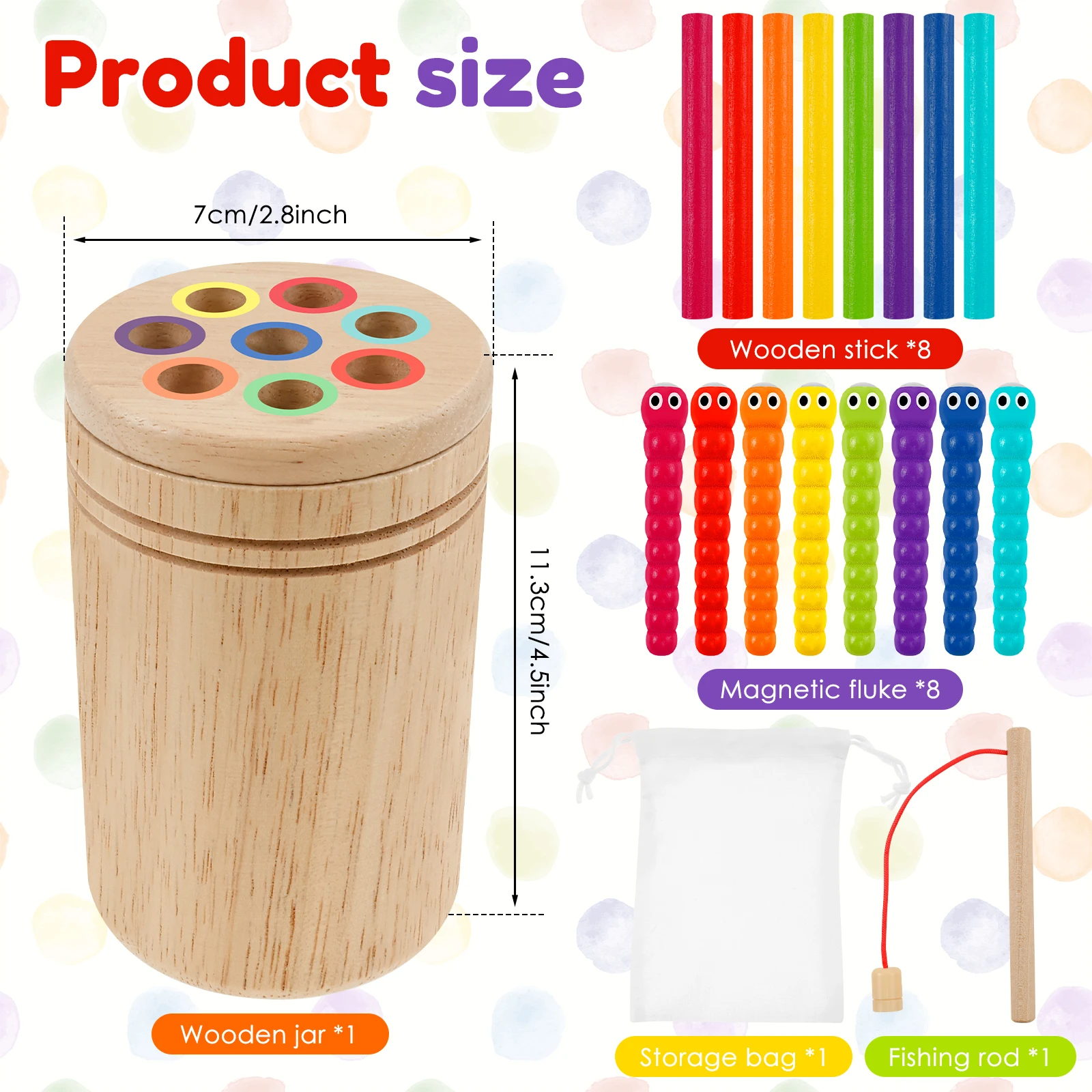 ไม้ Sensory สี Sorting Cup การออกกําลังกาย Fine Motor Skill เด็ก Sorting ของเล่นโฟกัสความสนใจการจับคู่สีของเล่นสําหรับเด็ก