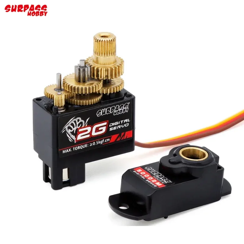 SURPASS HOBBY S0002M RC Servo 2g Metal Tooth Digital Steering Gear for Rc Drone Airplane Car Boat Robot Model Accesorries