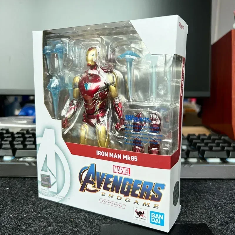 New Genuine Wandai Shf First Edition Avengers Alliance 4 Iron Man Mk85 6-inch Action Figure Collection Model Decoration Toy Gift