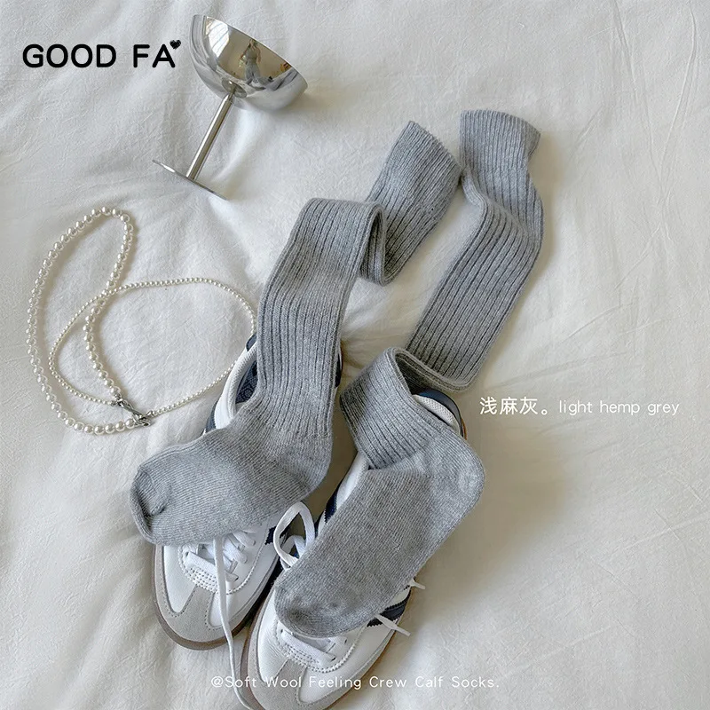 Knee High Socks Extra Warm Chunky Ribbed Knit Leg Warmers Fashion Show Trend Winter Fall Cable Knit Over The Knee Boot Socks