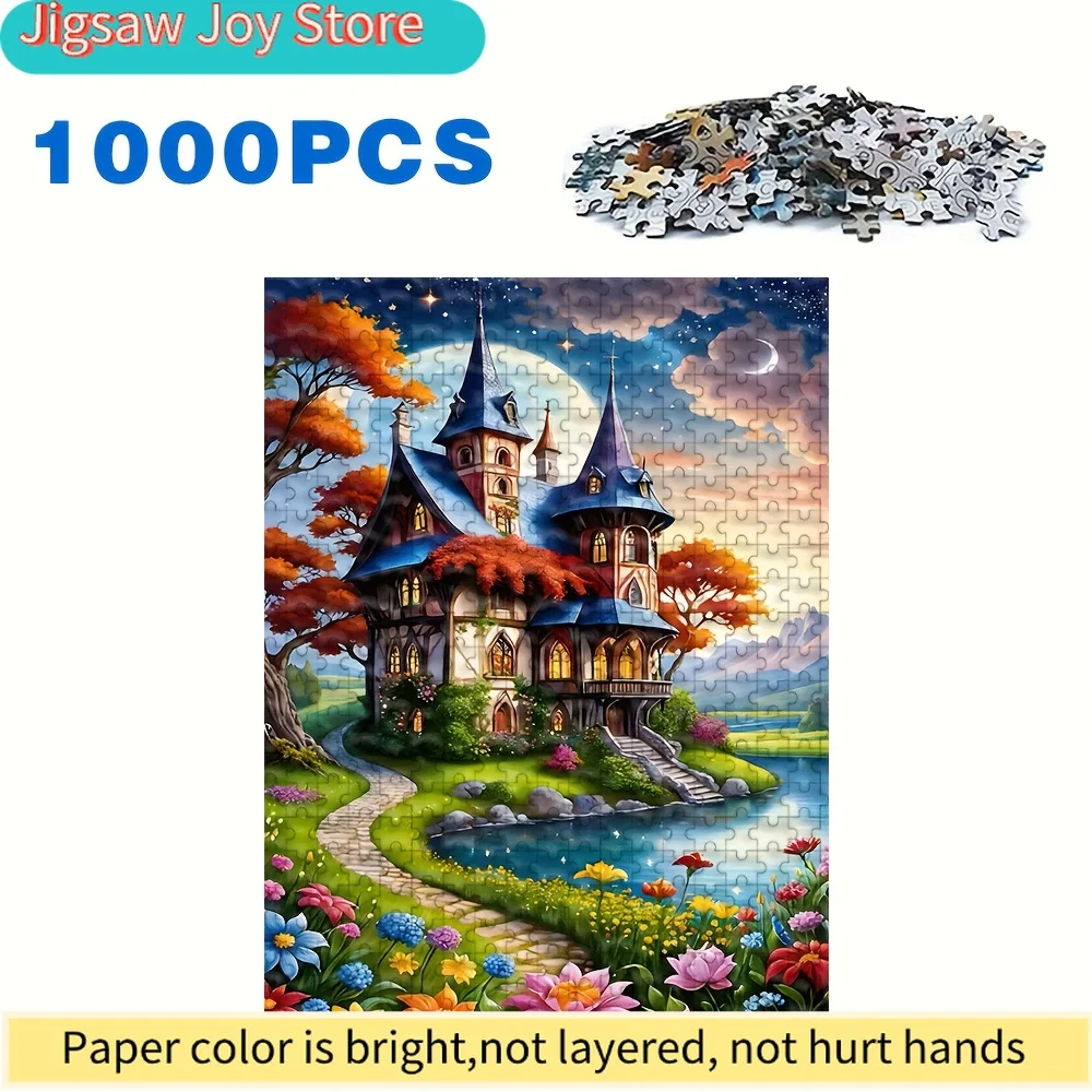 Puzzle per Adulti da 500 Pezzi |   Gioco familiare divertente e di alta qualità, ideale per compleanni, Natale, Halloween e come regalo, L