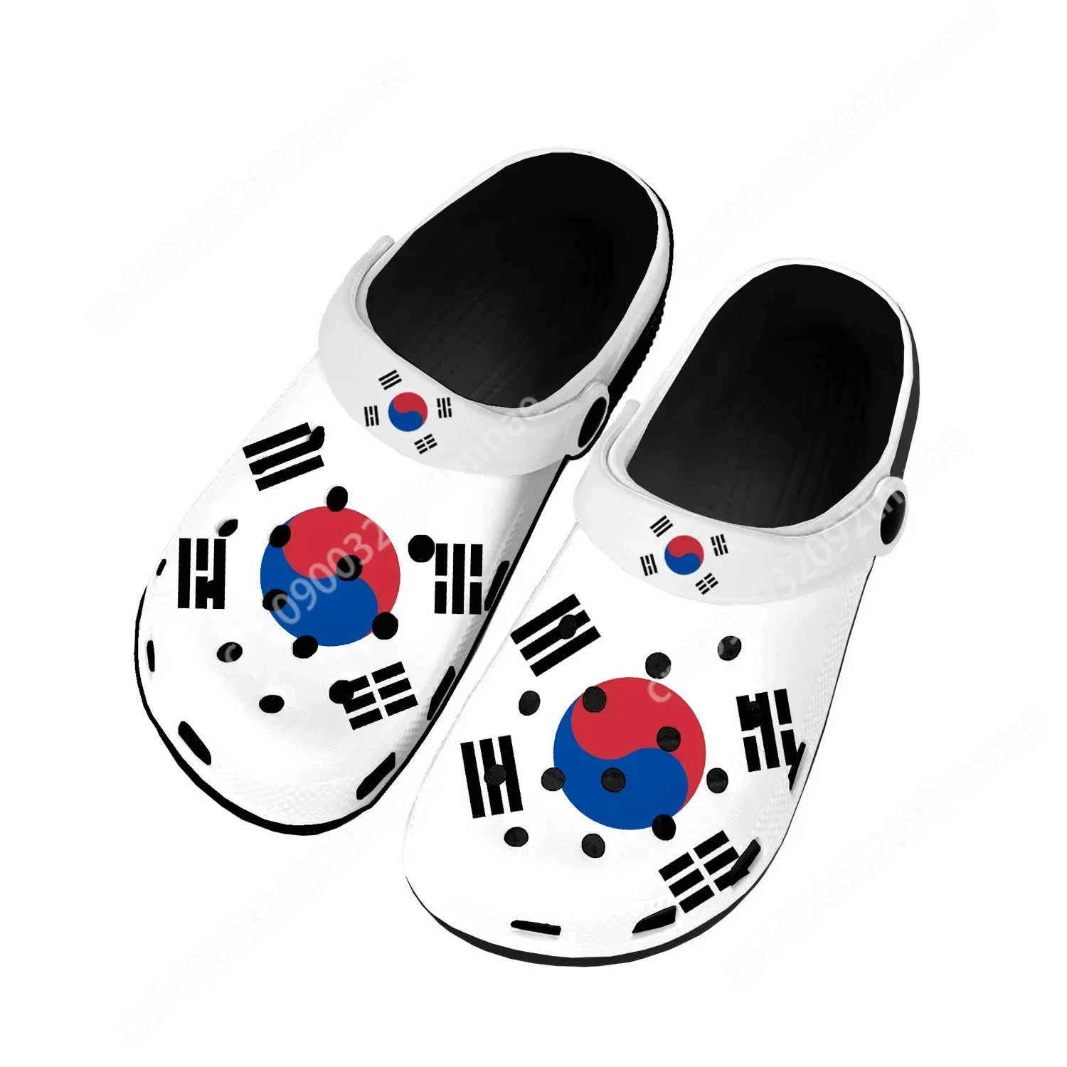 

Korean Flag Home Clogs Custom Water Shoes Mens Womens Teenager South Korea Shoe Garden Clog Breathable Beach Hole Slippers