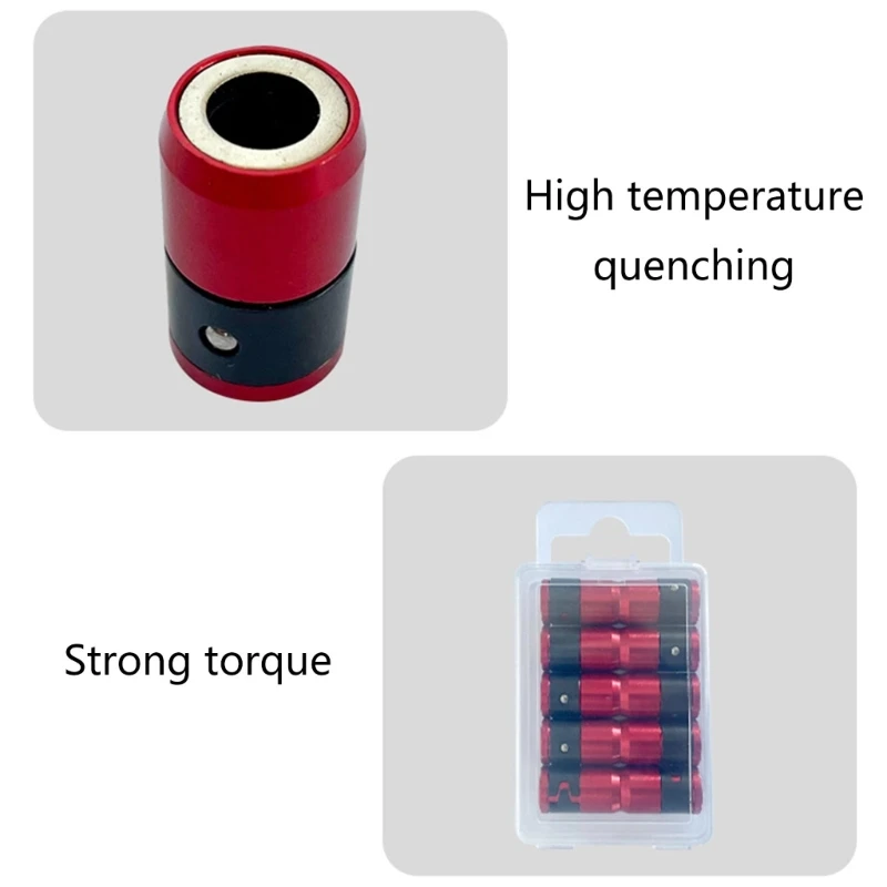 ไขควงหัวแหวนแม่เหล็ก Magnetizers สกรูผู้ถือไขควงหกเหลี่ยม Power Bit สำหรับ 1/4 นิ้วไขควงหกเหลี่ยม Bit