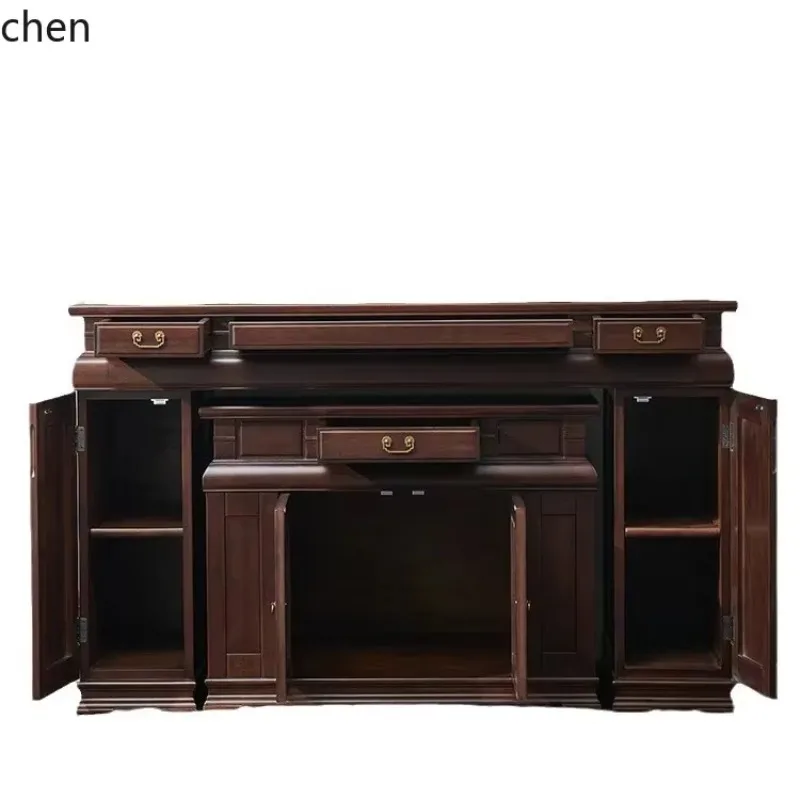 H1 Middle Hall Incense Table Buddha Table Simple Solid Wood Buddha Shrine Modern Household Offering Table