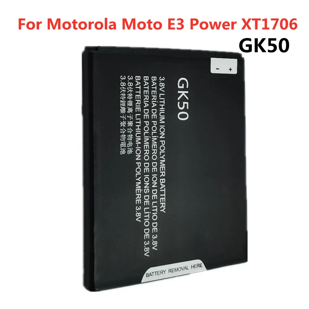 High Quality 3500mAh GK50 Rechargeable Battery For Motorola Moto-E3 XT1706 GK50 E3 Power XT1706 GK50 Smart Cell Phone Batteries