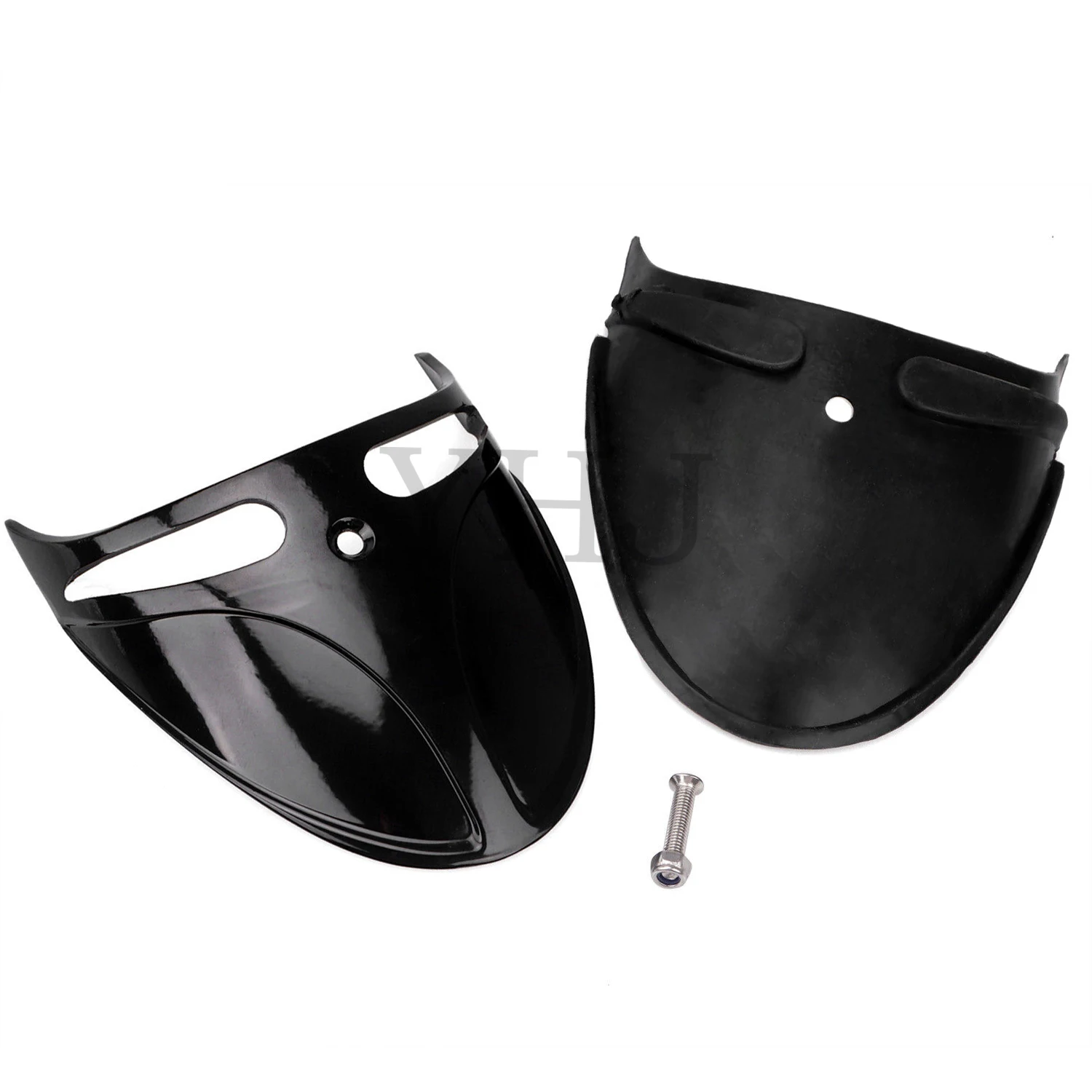 

For Harley Motorcycle Sportster XL883 1200 Dyna Softail FXST FXR FXD Chrome/Black Fender Extension/Tip Mud Flap Trim Narrow