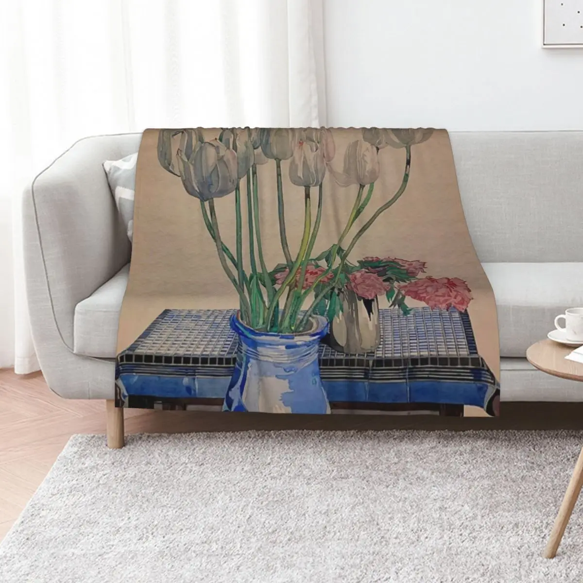 charles Rennie Mackintosh design Throw Blanket anime Decorative Sofa Soft Plaid Plaid on the sofa Single Luxury Thicken Blankets
