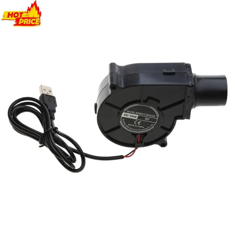 

Новинка 7530, 7 см, 5 В, USB портативный вентилятор для барбекю, 2600 об/мин, мощность 1,5 Вт для пикника, кемпинга, для отдыха