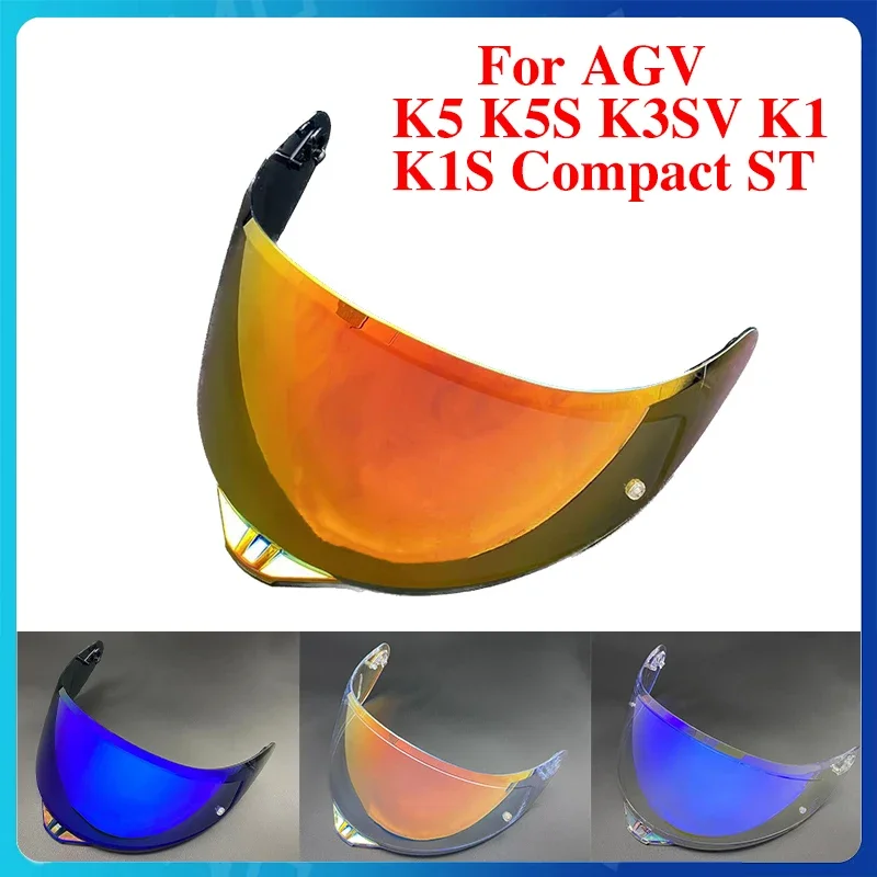 Motorcycle Helmet Lens For AGV K5 K5S K3SV K1 K1S Compact ST Helmet Visor Windshield Shield Glasses Visor Helmet Accessories