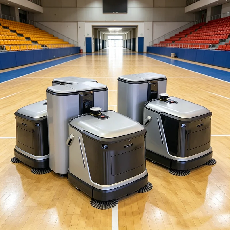 Multifunctional Scrubber & Sweeper Combo for Warehouse and Workshop