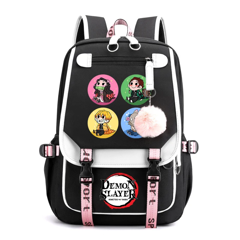 Hot anime high quality backpacks for both men and women fashion outdoor street USB backpack cartoon cute anime backpacks