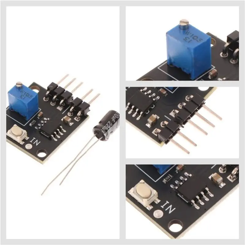

A13E-SG90 PWM Trawler Adjustable Single-Channel Angle Servo Driver Board Servo Control Module Servo Driver Circuit