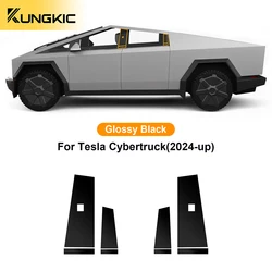 Black Glossy Matte for Tesla Cybertruck 2024-Up Anti-Scratch Accessories Car B Pillar Paint Protection Film Clear Bra PPF Kit