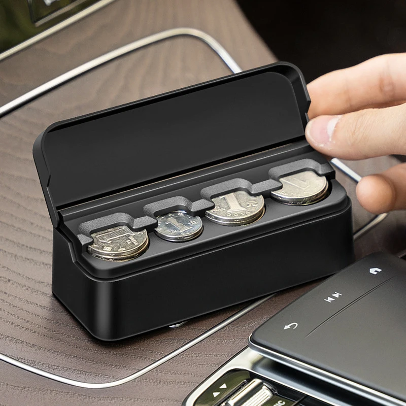 Car Coin Small Storage Home Dual Purpose Change Box Creative Coins Purse Euro Dispenser Holder Case Wallet Holders Money Boxes