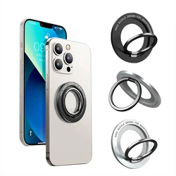 For Magsafe Magnetic Portable Rotate 1Pcs Strong Suction Rotating Folding 360 Ring Phone Holder Alloy Portable Universal Desktop