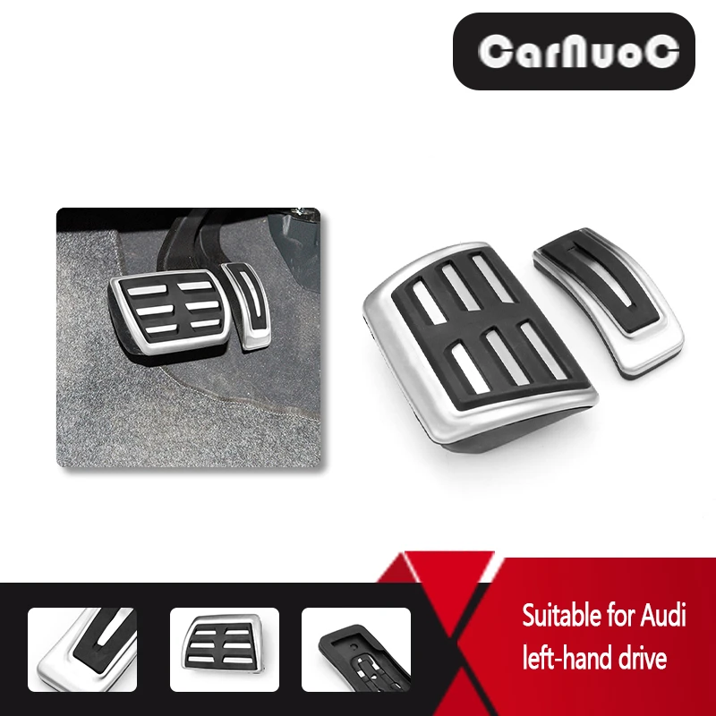 

2PCS Stainless Steel Car Pedals For Audi A3 A4 B8 / S4 / RS4 Allroant Quattro A5 / S5 / RS5 Q5 8R/ SQ5 Q3 A6 C7 / S6 A7 / S7 A8