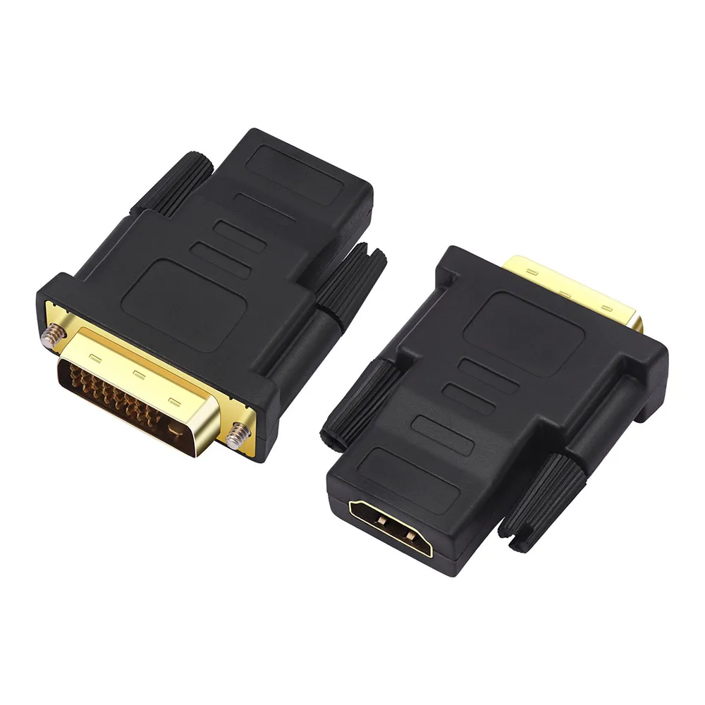 

Dual Channel DVI-D 24+1 Revolution HD-MI Female Video Adapter Computer Graphics Card Monitor Video Plug