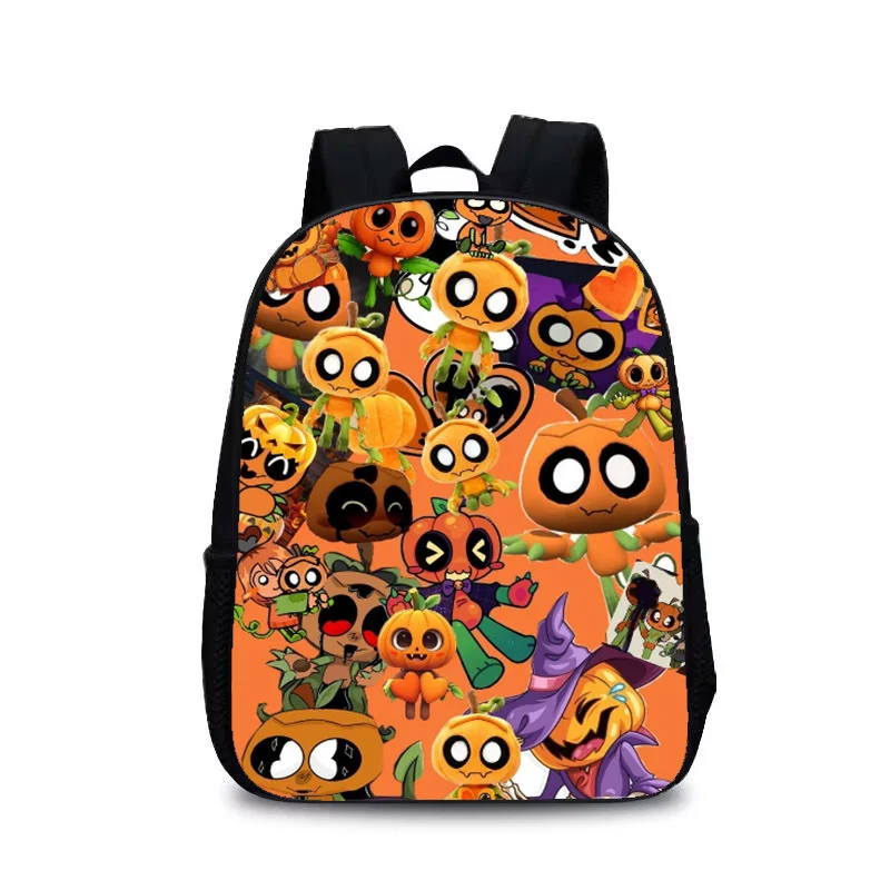 مجموعة حقيبة ظهر للطلاب من Gourdy Dandy's World حقيبة كروس كرتونية مطبوعة مقلمة حقائب ظهر مدرسية مقاومة للماء للفتيات والأولاد