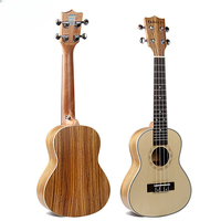 Wholesale Best Quality Cheap Price Zebra Wood Kids Small Guitars Bass Ecualizador Para Manhogany Concert 23 Inch Tenor Ukulele