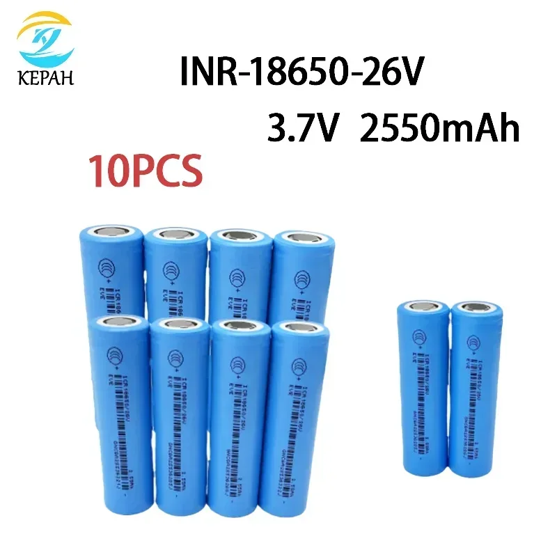 18650リチウム電池 |   3.6V 2550mAh、おもちゃの懐中電灯/電子機器と互換性あり