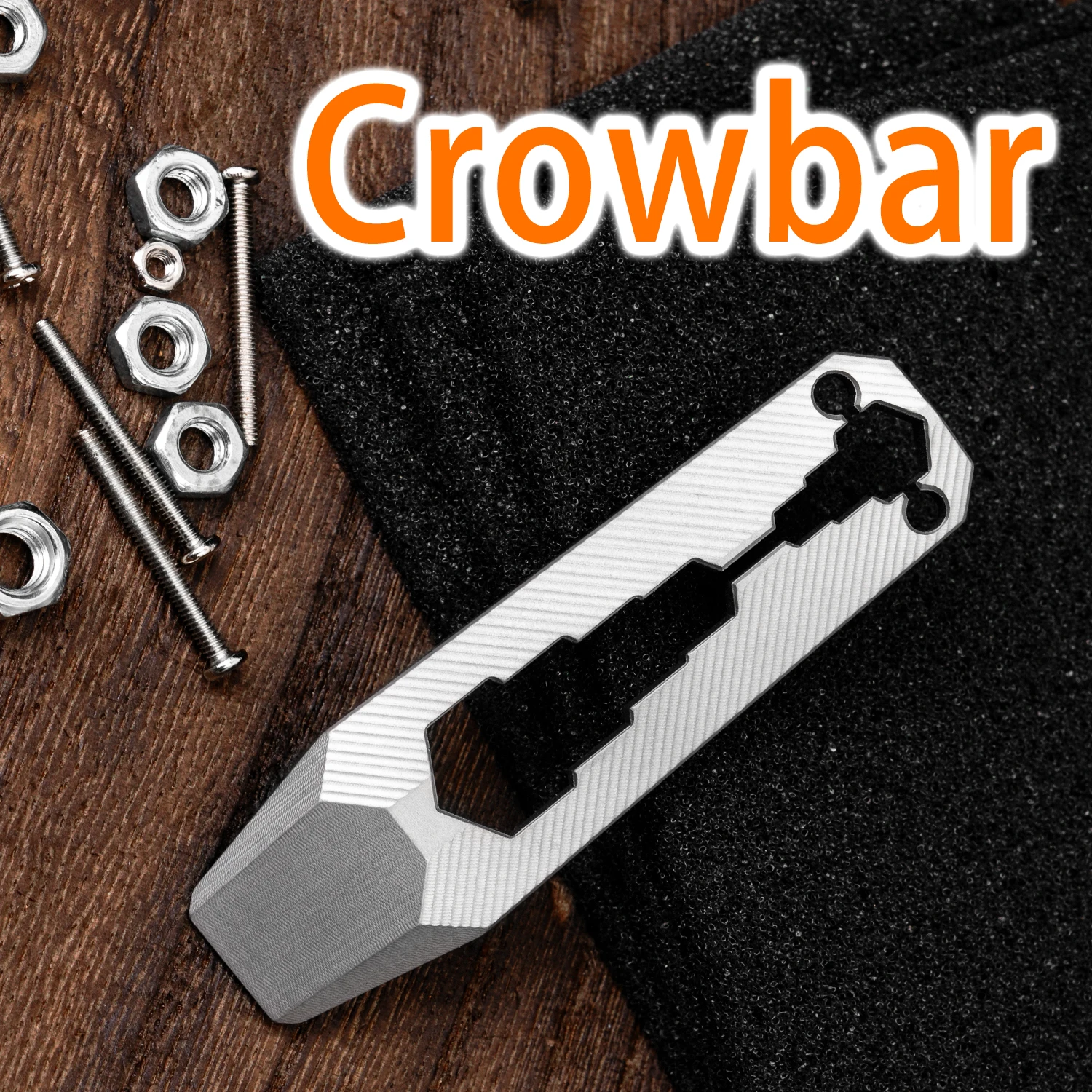 

Ttanium Alloy Short Handle EDC Tool Screwdriver Multifunctional Tool Hexagonal Socket Wrench Bar Outdoor Camping