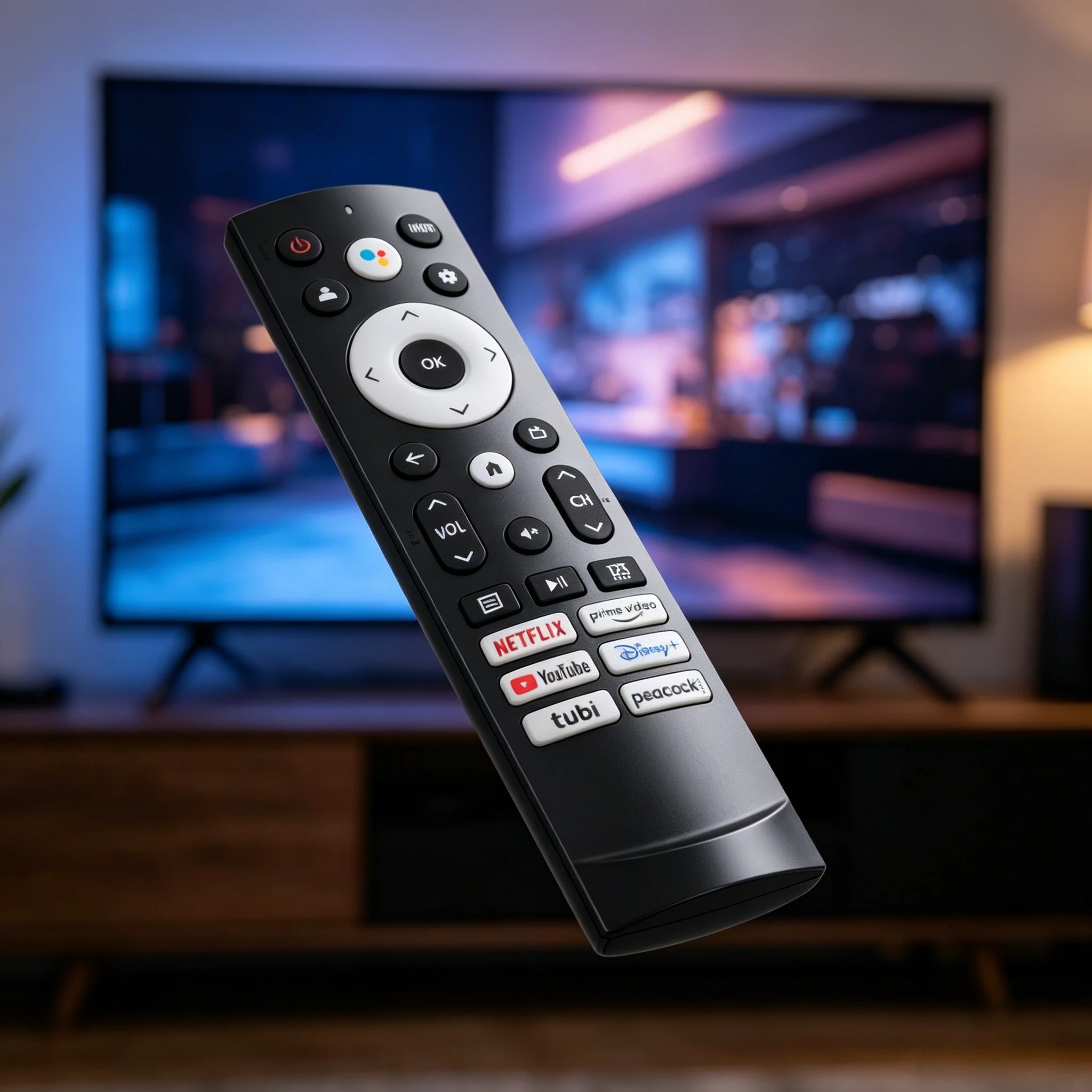 Zamiennik pilota głosowego ERF3M90H do telewizorów Hisense Google Android Vidaa 4K UHD ULED Smart TV — zdjęcie produktu 3