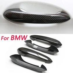 For BMW G20 G30 G31 G38 G32 G01 G02 G05 G06 X3 X4 X5 X6 X7 High quality carbon fiber car door handle handle exterior trim cover