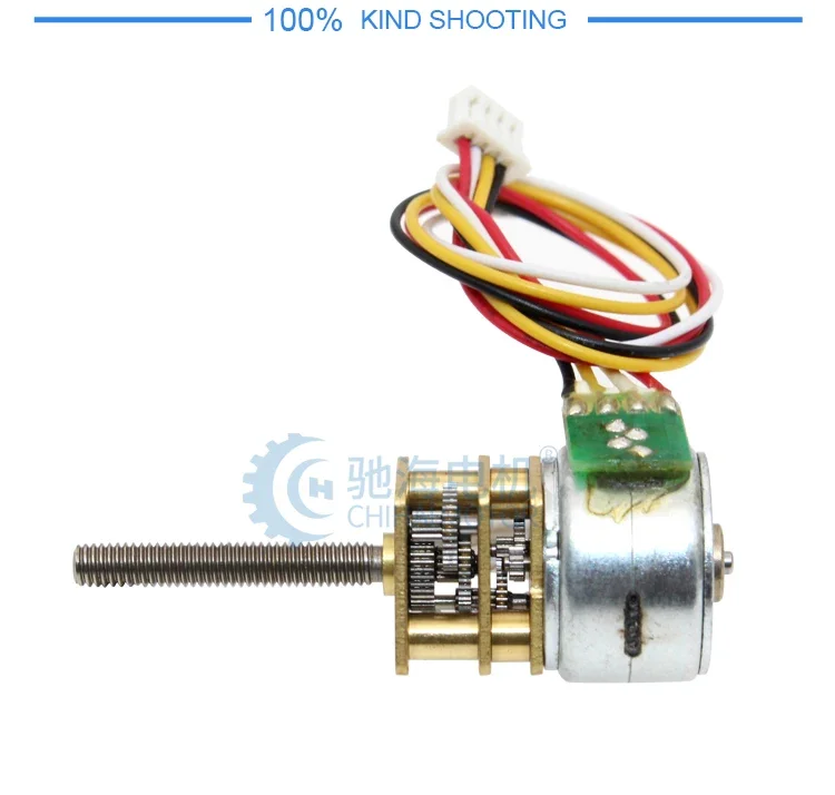 Chihai Motor CHS-GM12-15BY M3 20mm Threaded Shaft 2 Phase 4 Wire Stepper Motor For Robot DIY