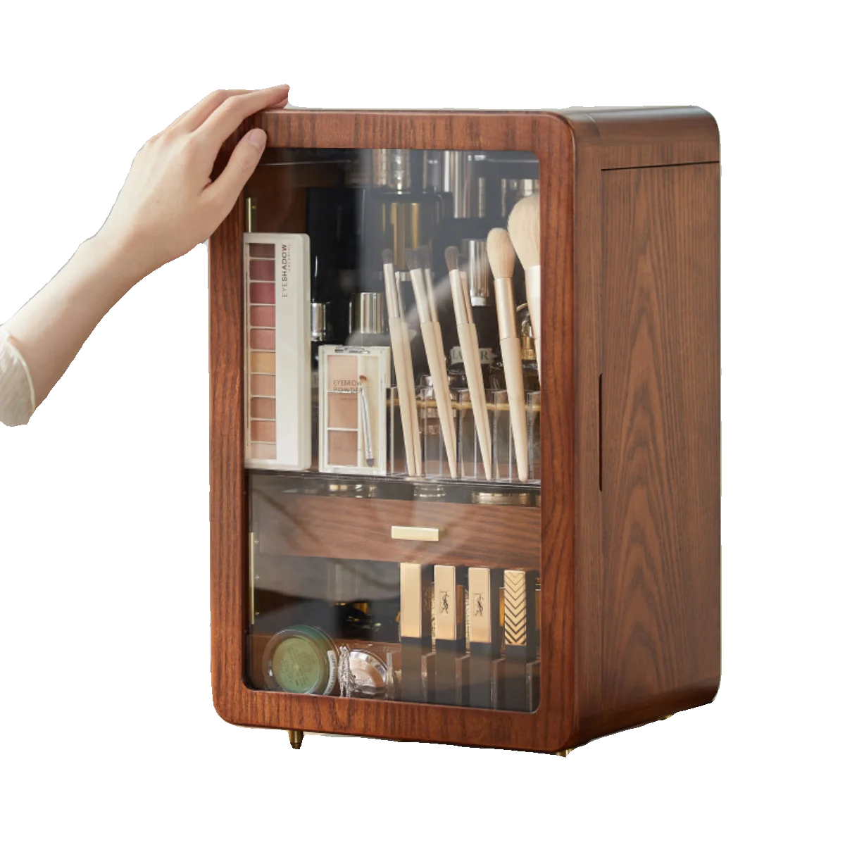

Cosmetics Storage Box Desktop Cosmetic Case Dust-proof Multifunctional High-end Dresser Skin Care Cosmetics Box
