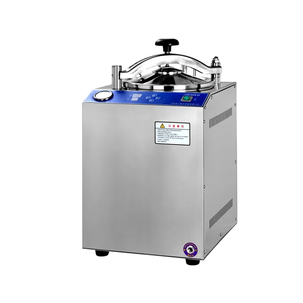 IKEME 28litres Stainless Steel Medical Food Sterilizers Automatic Mushroom Autoclave Vertical High Pressure Steam Steri