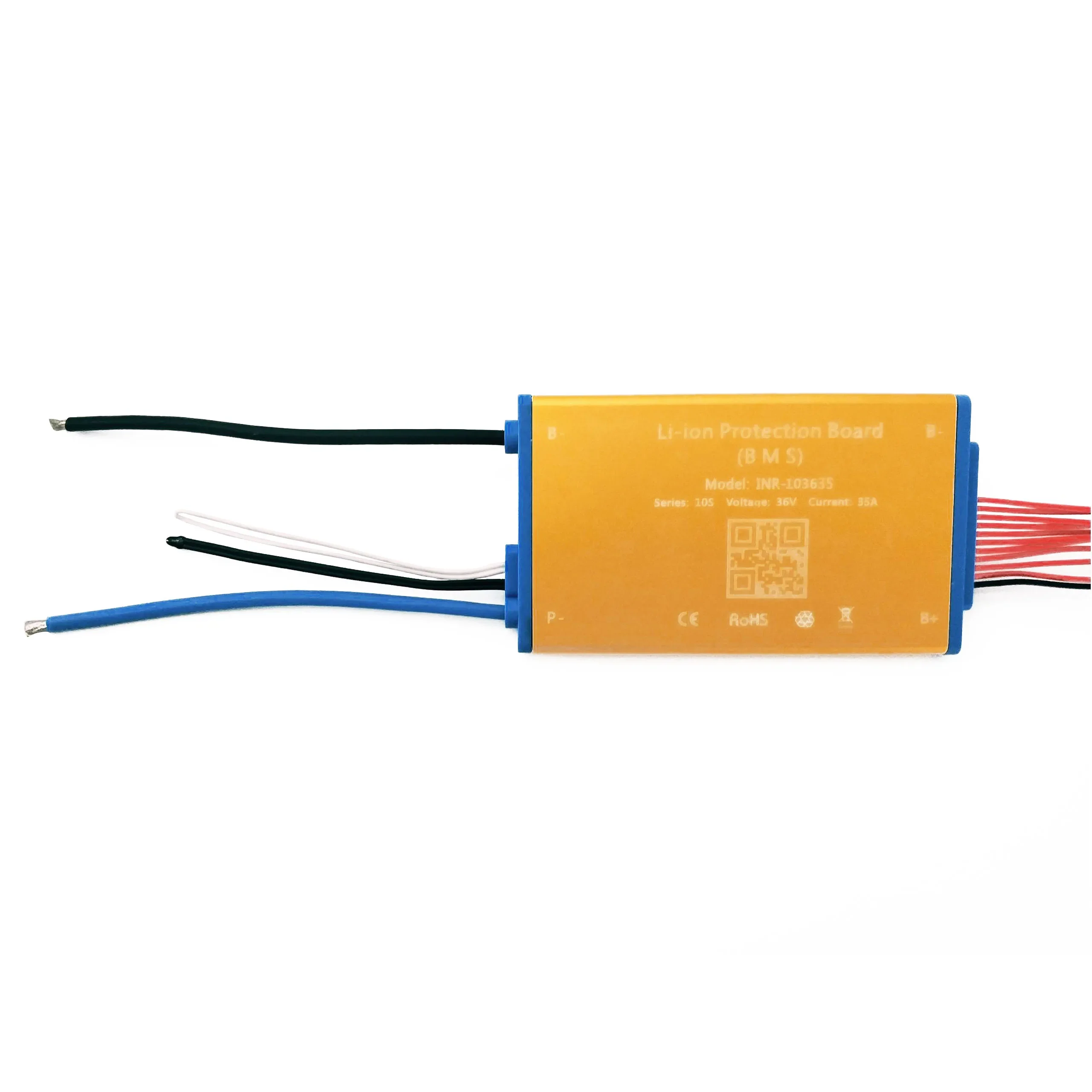 3.7V  10S 36V 15A 25A 35A Li ion battery BMS PCM PCB With balance temperature protection & on/off switch