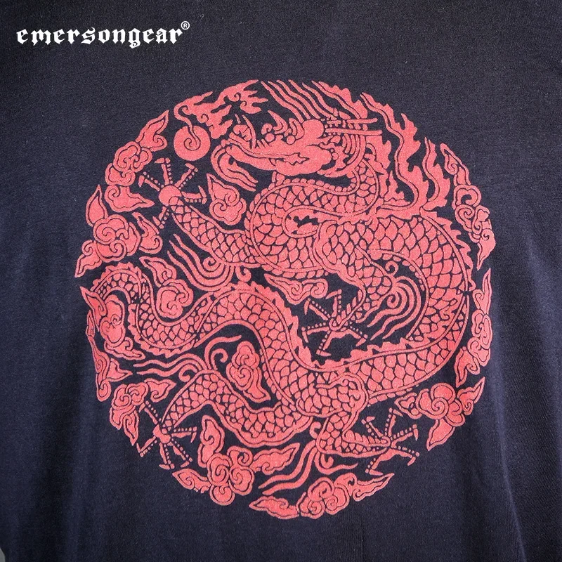 Camiseta Emersongear Ming Guards versión trasera camisetas culturales informales camiseta deportes viajero Camping senderismo al aire libre