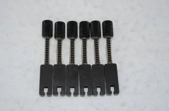 

Black 6 String Guitar Tremolo Bridge Guitar Parts Accessories