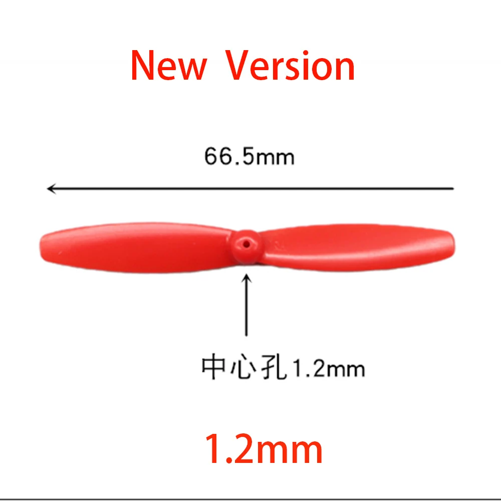 2pcs Red / Black / Blue CW+CCW Drone UAV propeller Blades Fit 1.2mm Aperture Shaft For 8520 1020 High Speed Coreless DC motor