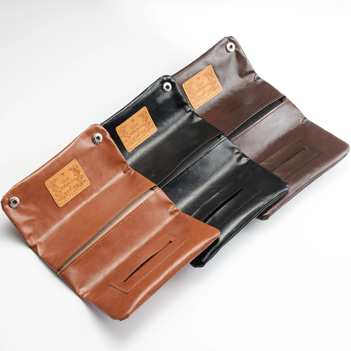 Hot sale Portable Tobacco Storage/Tobacco Pouch Case Bag PU Leather Pipe Cigarette Holder Smoking Paper Holder Case Wallet Bag