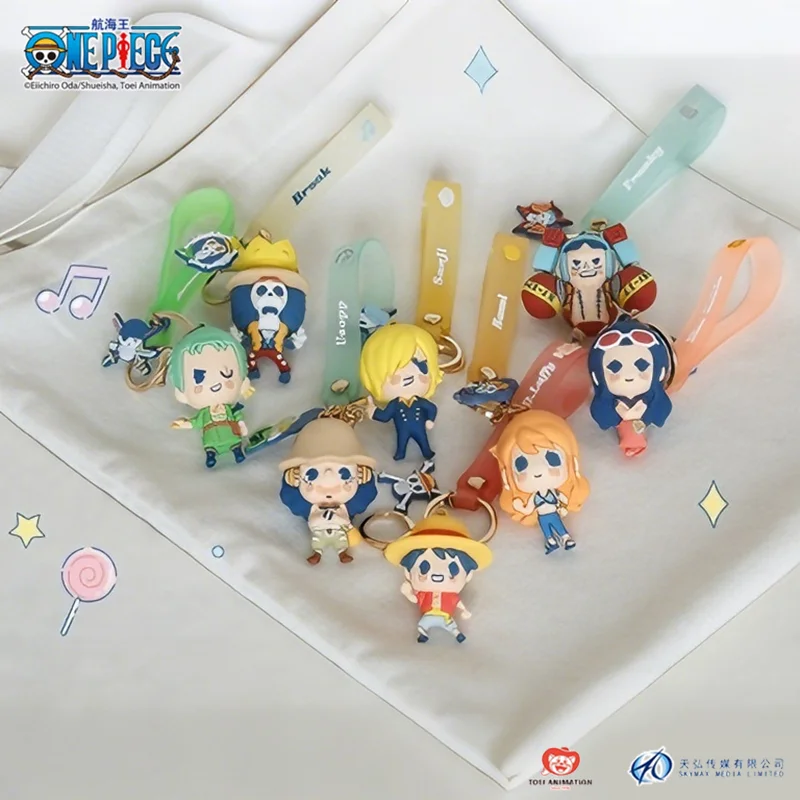1個の公式ワンピースベイビーシリーズQバージョンブラインドボックスキーホルダー — 隠し版が含まれており、キュートでラッキーなギフトに最適です！