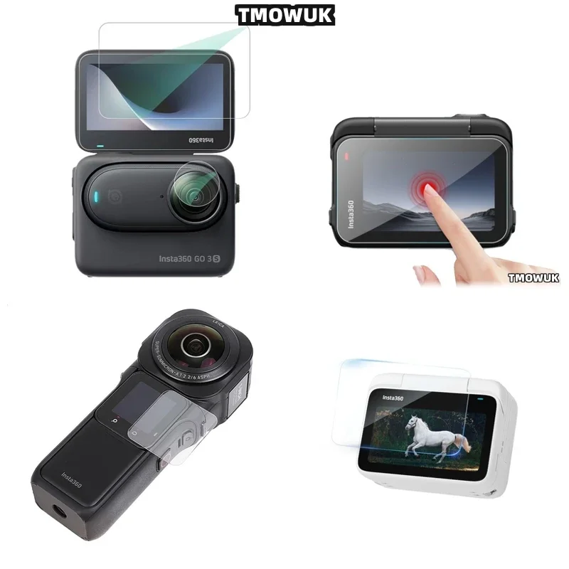 

Optically - Clear Hard Tempered Glass Display + TPU Soft Cover For Insta360 ACE Pro AcePro 2