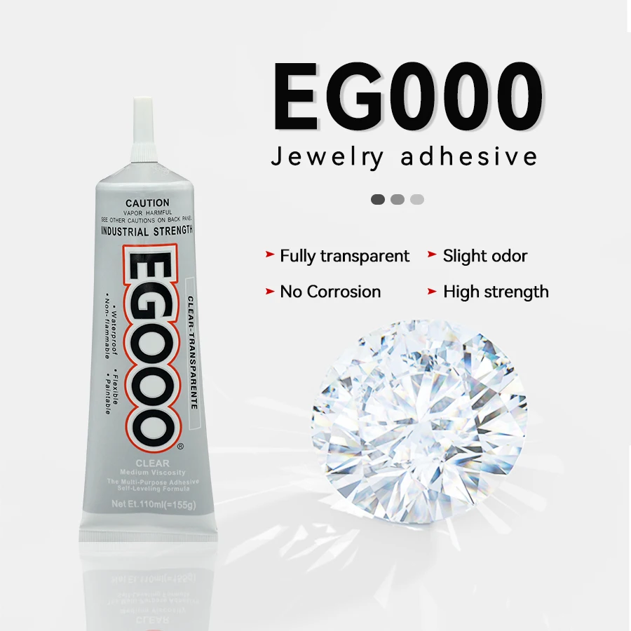 Zhanlida High Strength Super Glue EGOOO 50/110ML Jewelry Decoration Clear Contact Glue DIY Handmade Repair Toy Ceramic Vase