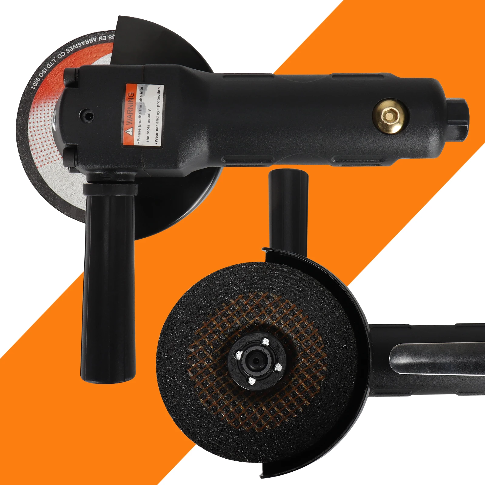 High Speed Air Grinder 4 Inch Pneumatic Angle Grinder for Metal Woodworking Cutting Polishing Multifunctional Pneumatic Tool