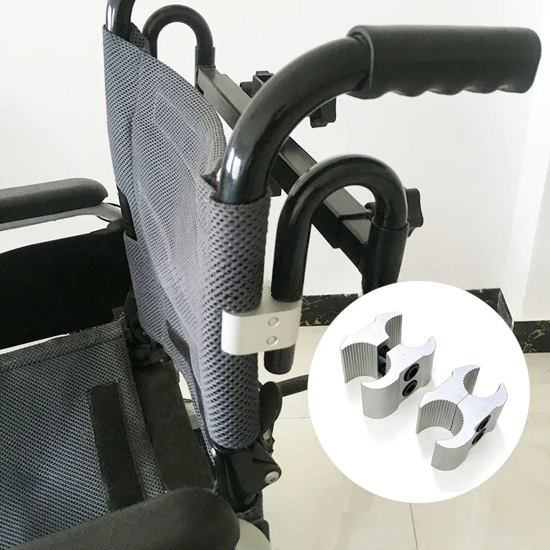 

1Pair Wheelchair Accessories Aluminum Alloy Pipe Clamp Diameter 19mm 22mm 25mm Pipe Clamp Buckle Block Wheelchair Accessories