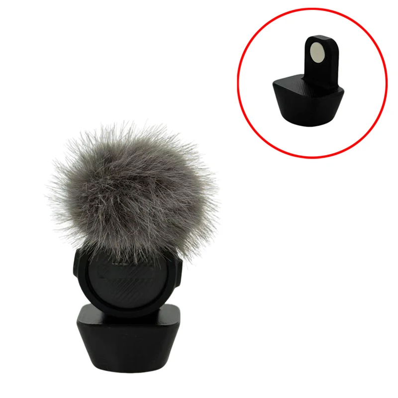 1PCS Microphone Base Stand Standard 1/4 Interface Transmitter Fixing Expansion Seat Accessories for Insta360 Mic Air/DJI MIC3