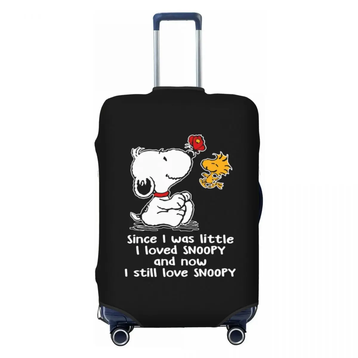 

Custom Cute Cartoon Snoopy Luggage Cover Elastic Travel Suitcase Protective Covers Fits 18-32 Inch