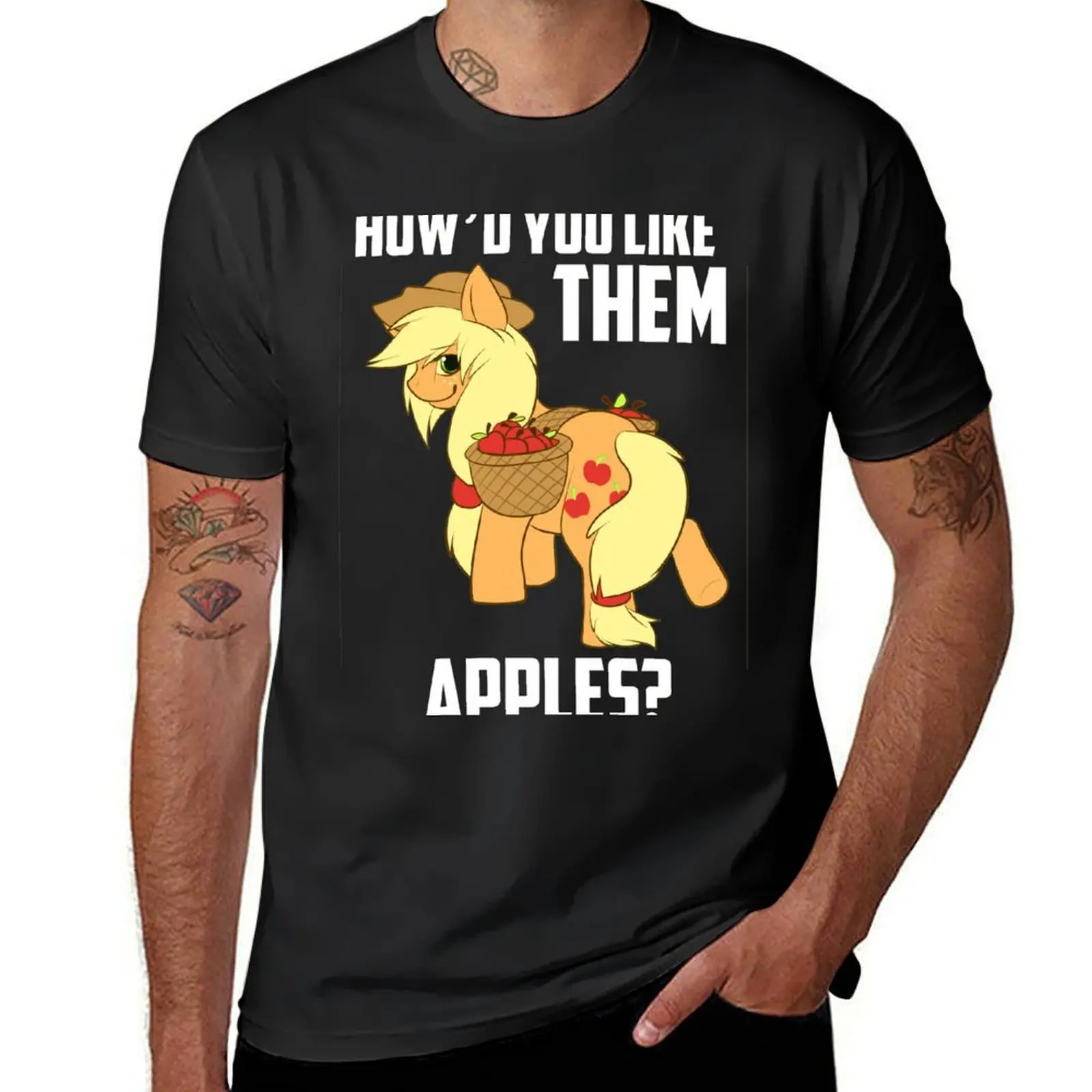 How'd You Like Them Apples? T-Shirt kawaii clothes cute tops for a boy boys animal print sweat shirts, men