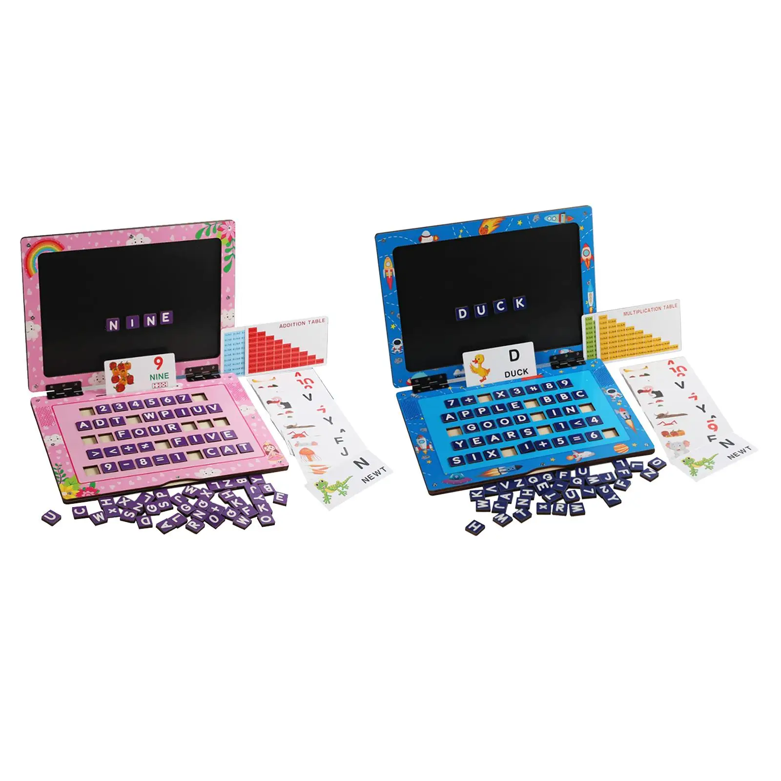 My First Laptop Puzzle Montessori Toys for Birthday Gift Boys Girls Children