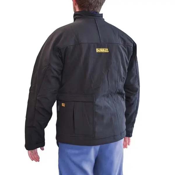 Men's Heated Jacket, Black, Heats Up to 9 hr , 20 3 Outside Pockets, L